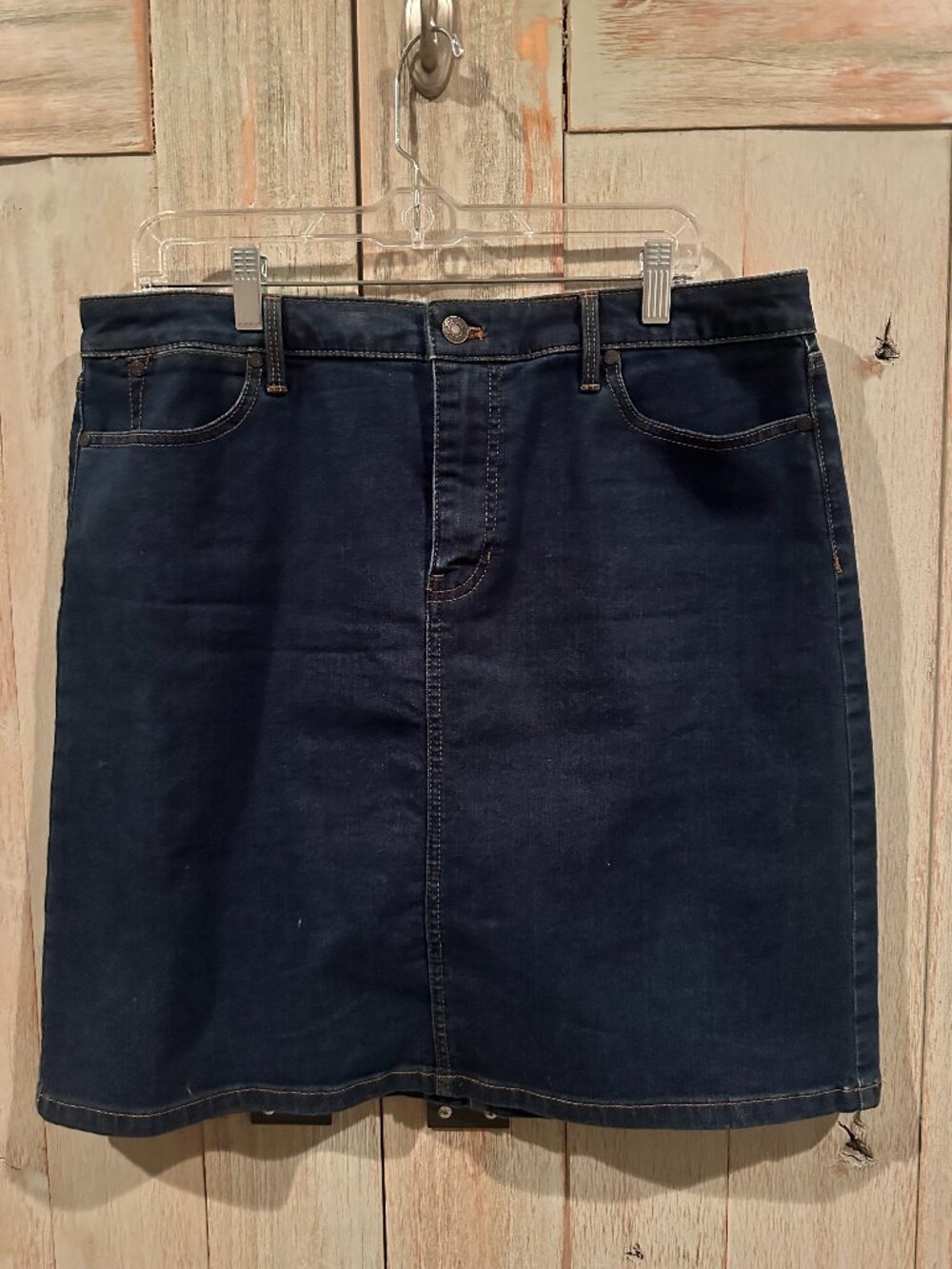 Talbots Denim Skirt Size 12